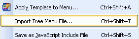 switching to drop-down menu from tree-like menu 