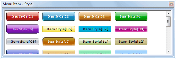 Menu Creator - Menu Style