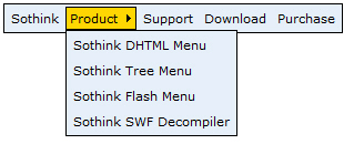 Windows Vista Menu - Web Menu