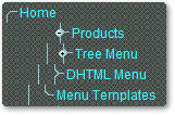 Round Line Menu Tree