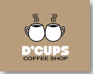 cafe & coffe logo sample