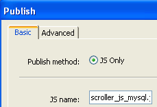 image scroller